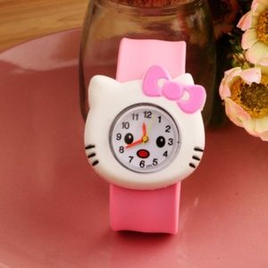 Kids Boys Girls Slap On Silicone Seas wrist watch